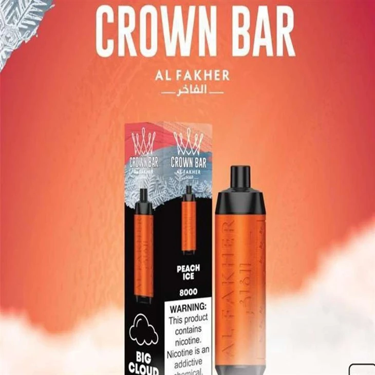 AL FAKHER CROWN BAR 8000 puffs vape AL FAKHER CROWN BAR 8000 puffs vape
