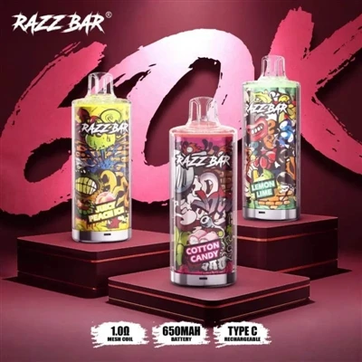 RAZZ BAR 60000: Вступаючи в еру 60 000-затяжок, одноразові електронні-сигарет...