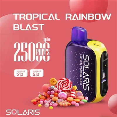 Чи можна зарядити Solaris 25000 Puffs за допомогою сонячної енергії?