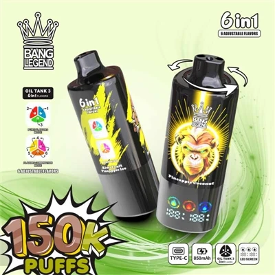 BANG LEGEND 150K Puffs 6-in-1: переосмислення ємності, смаку та стандартів пр...