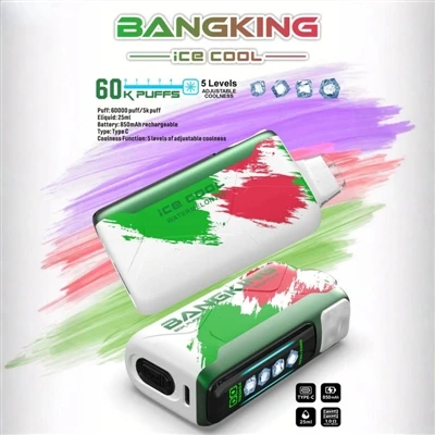 BANGKING ICE King COOL 60000: еволюція одноразових електронних-сигарет високо...