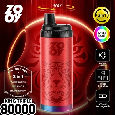ZOOY KING 3-in-1 80000 Puff Disposable Vape: технологічні інновації та поглиб...