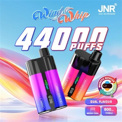 JNR WindWhip 44000: найкращий вибір для-великої місткості одноразових електро...