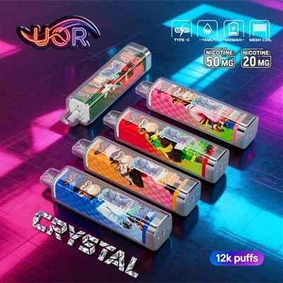UOR CRYSTAL 12K: професійний досвід одноразових вейпів