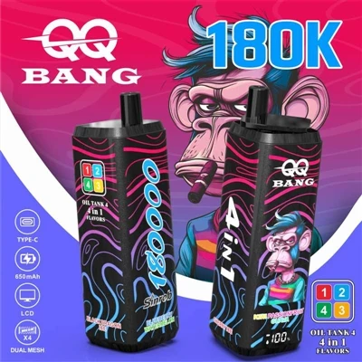 QQ BANG 180K – новий законодавець мод у багато-одноразових електронних сигаретах