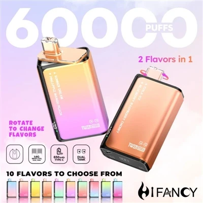 HIFANCY TWINMAX 60K — насолоджуйтеся двома смаками до душі, смакуйте кожен шм...