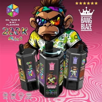 BANG BLAZE 6in1 200K: одна паличка в руці, шість смаків в одному, ви розумієт...
