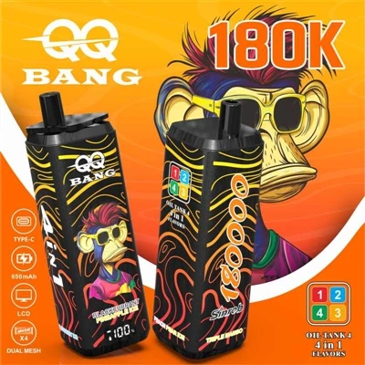QQ BANG 180K 4in1: одна сигарета, чотири смаки – портативна вечірка для молоді