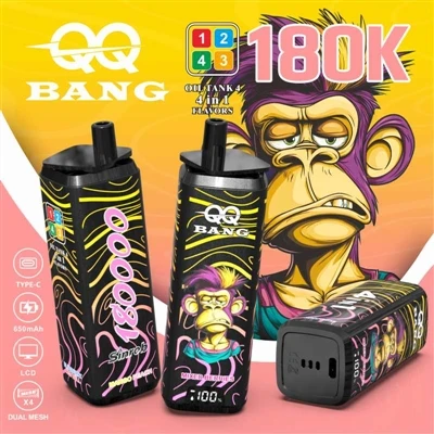 QQ BANG 180K 4in1: неперевершений досвід вейпа з чотирма смаками за один раз