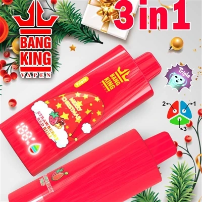 BANG KING Triple 100K: Три-упаковка зі смаком,-тривалий компаньйон для 100K ш...