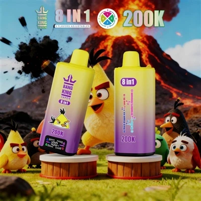 BANG KING VAPEN 8IN1 200K: новий досвід електронної-сигарети для модної молоді