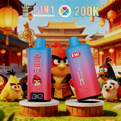 BANG KING VAPEN 200K 8IN1: неперевершена електронна -сигарета з кількома смак...