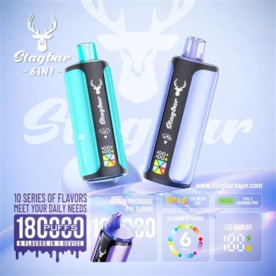 Stag Bar 6in1 180K Puffs: один пристрій виконує шість завдань, це справді-від...