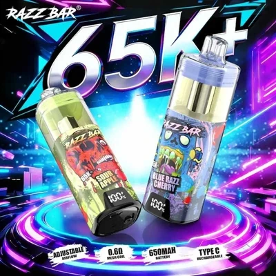 Razz Bar 65K+: кращий погляд на повсякденні пристрої, які прагнуть до -довгос...