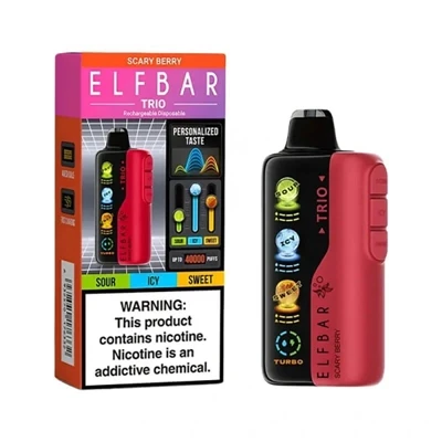 ELFBAR TRIO 40000: Потрійна вогнева міць, не просто «більше», а ще більше май...