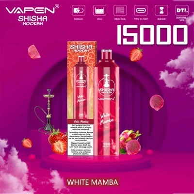 VAPEN SHISHA HOOKAH 15000: Електронна-сигарета-великої місткості, яка поміщає...