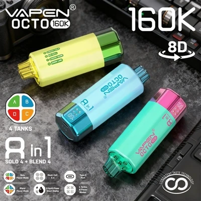 VAPEN OCTO 160K: одноразова електронна-сигарета, яка справді покращує відчутт...