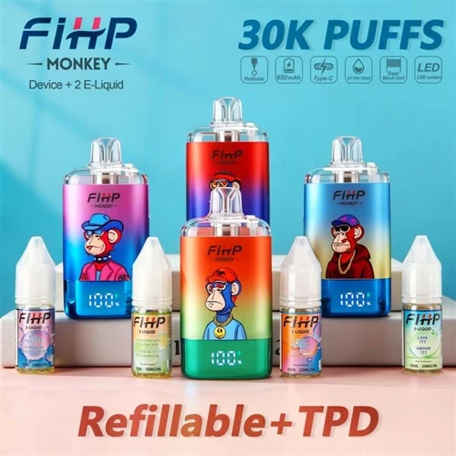 FIHP MONKEY 30K Refillable Vape: новий вибір, який поєднує тривалий термін сл...