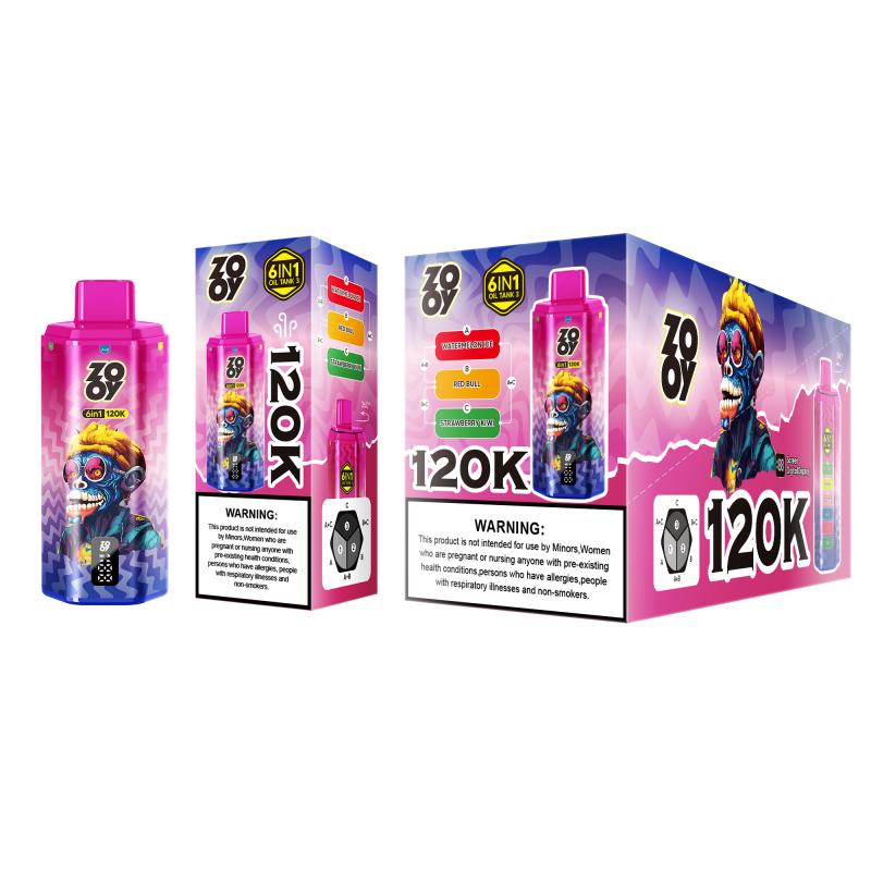 ZOOY VAPE 6 IN 1 120K oil tank 3 12
