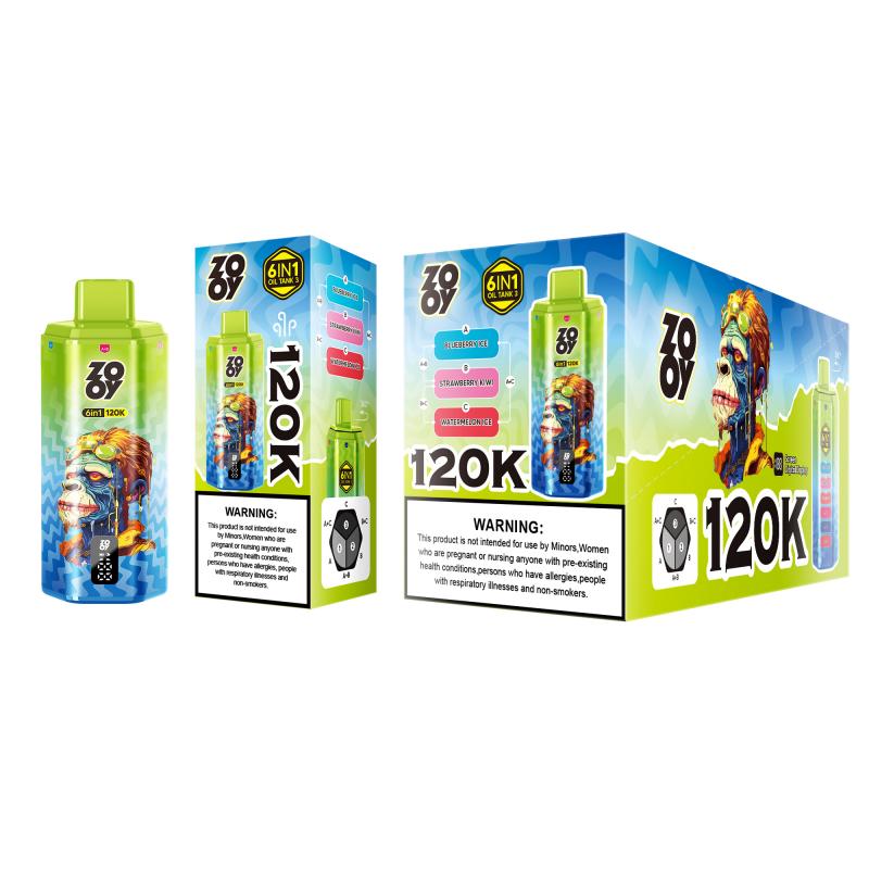 ZOOY VAPE 6 IN 1 120K oil tank 35 ZOOY VAPE 6 IN 1 120K oil tank 35
