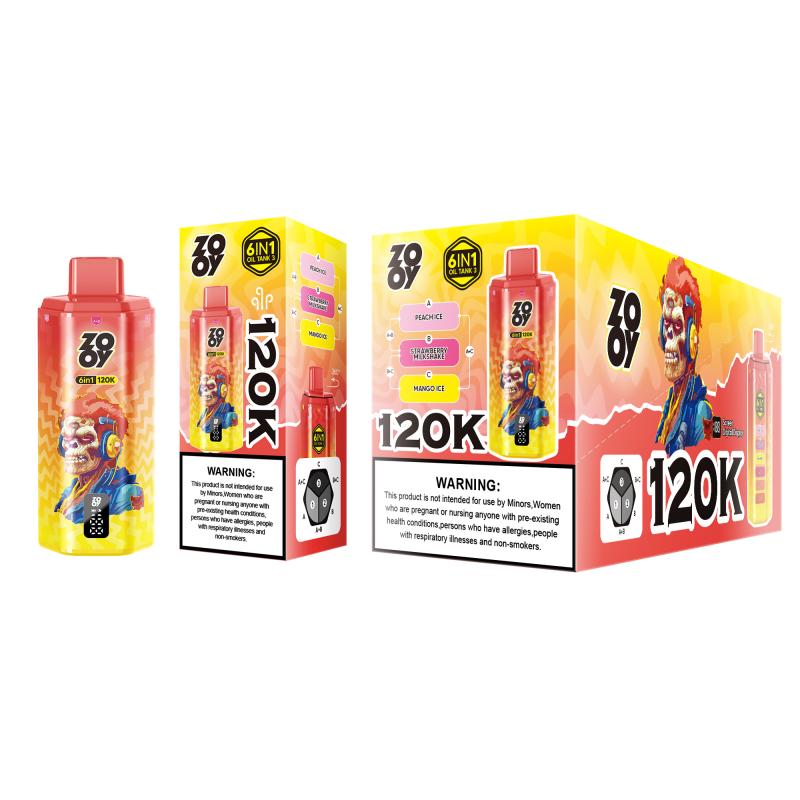 ZOOY VAPE 6 IN 1 120K oil tank 315 ZOOY VAPE 6 IN 1 120K oil tank 315