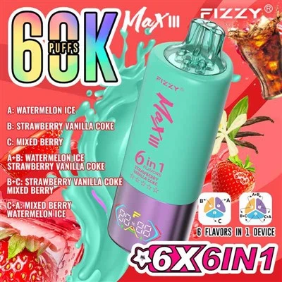 Fizzy Max III 60K 6 в 1 аромат