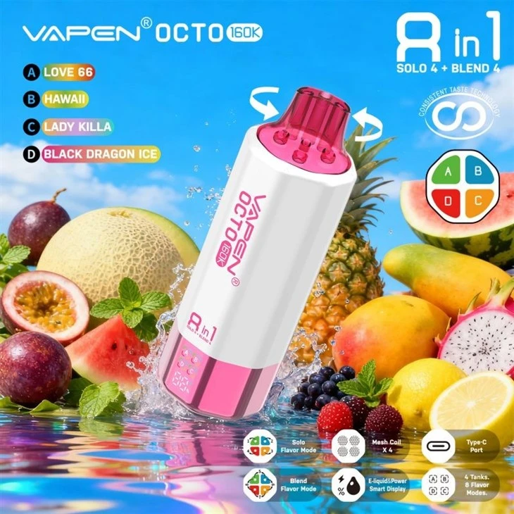 Vapen Octo 160K Puffs 8in1 factory Vapen Octo 160K Puffs 8in1 factory