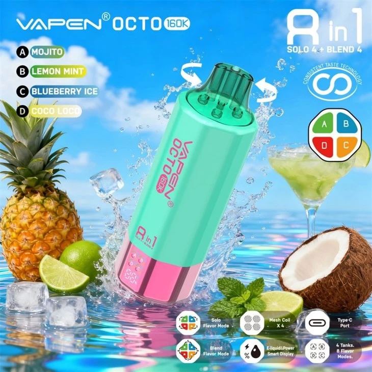 Vapen Octo 160K Puffs 8in1 high quality Vapen Octo 160K Puffs 8in1 high quality