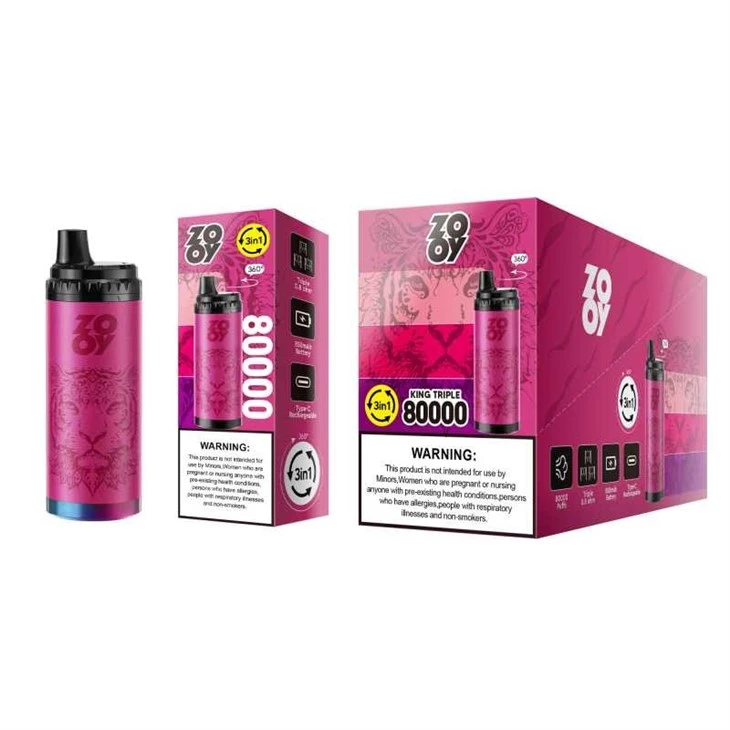 ZOOY KING 3 in 1 80K PUFFS high quality ZOOY KING 3 in 1 80K PUFFS high quality